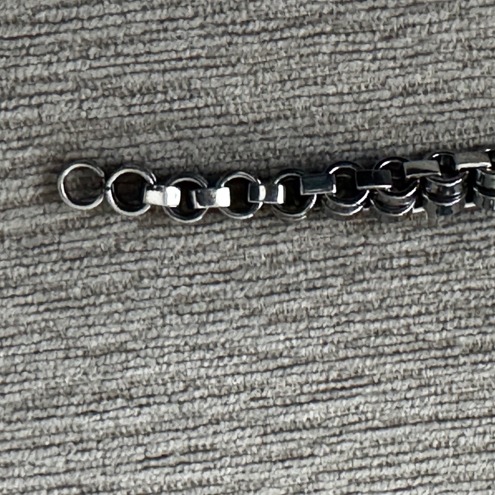 Silver link bracelet
